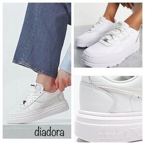 DIADORA Women's Magic Bold MN 
White Sneaker